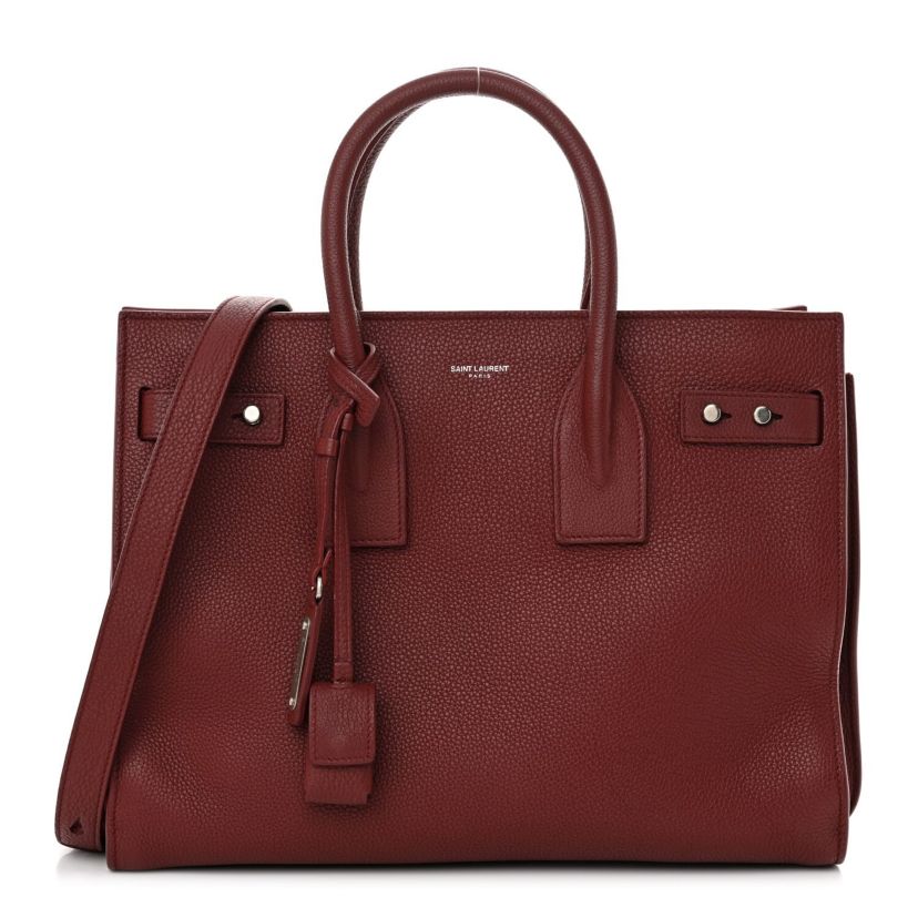 Saint Laurent Sac de Jour Grained Calfskin Small Green -FINAL SALE NO RETURNS