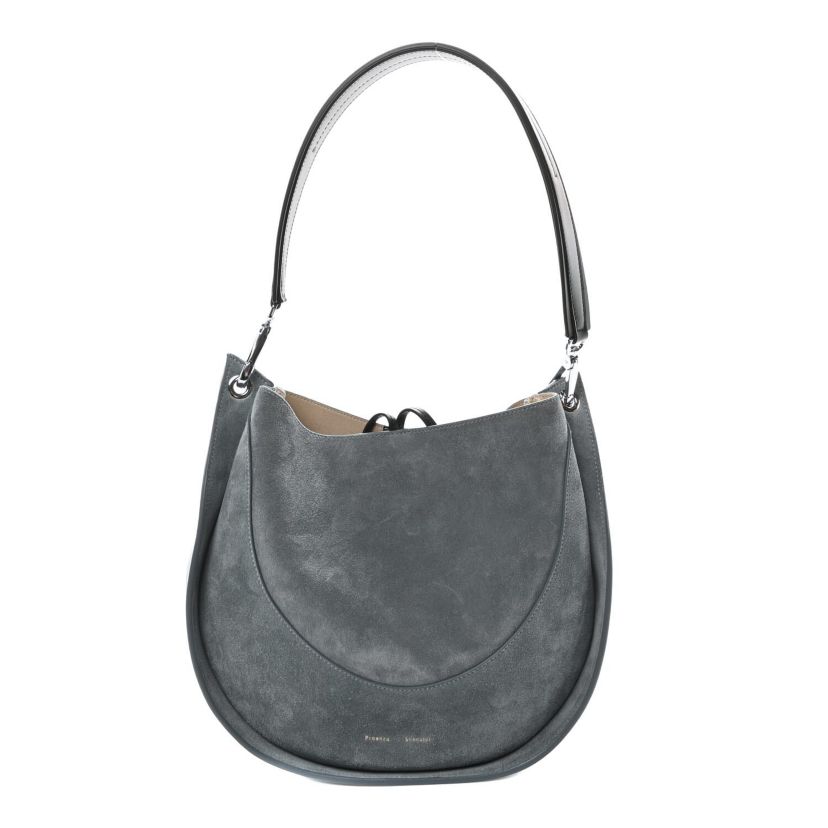 Proenza Schouler Suede Arch Shoulder Bag Faded Turquoise -FINAL SALE NO RETURNS