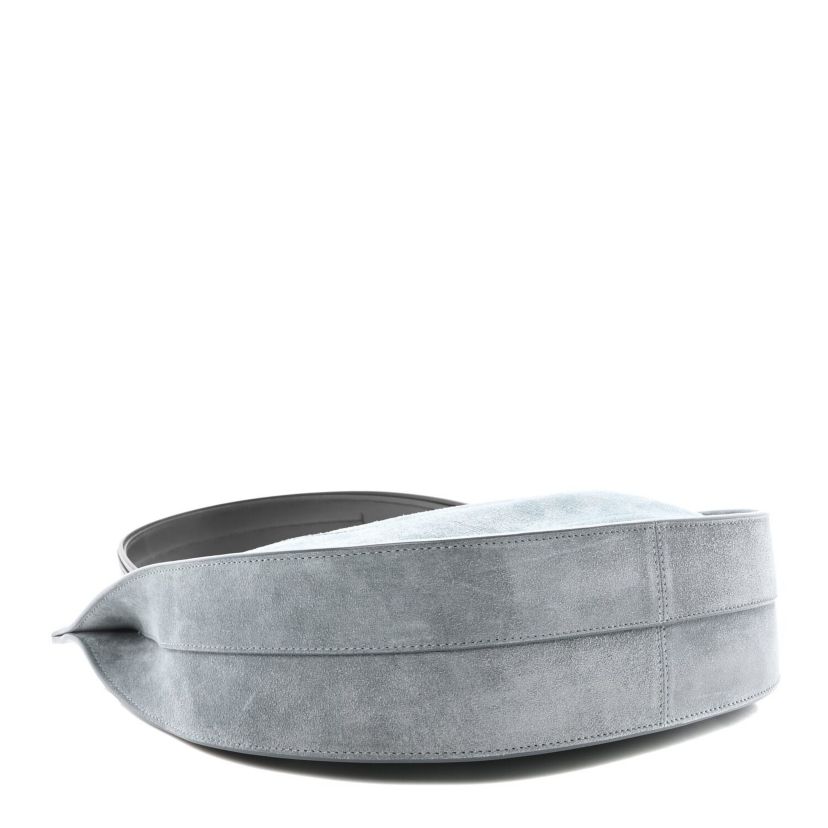 Proenza Schouler Suede Arch Shoulder Bag Faded Turquoise -FINAL SALE NO RETURNS