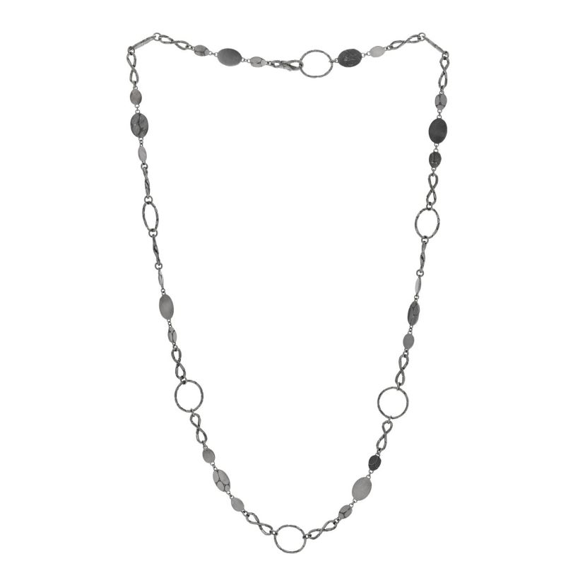 John Hardy Sterling Silver Kali Round-Link Infinity Necklace -FINAL SALE NO RETURNS