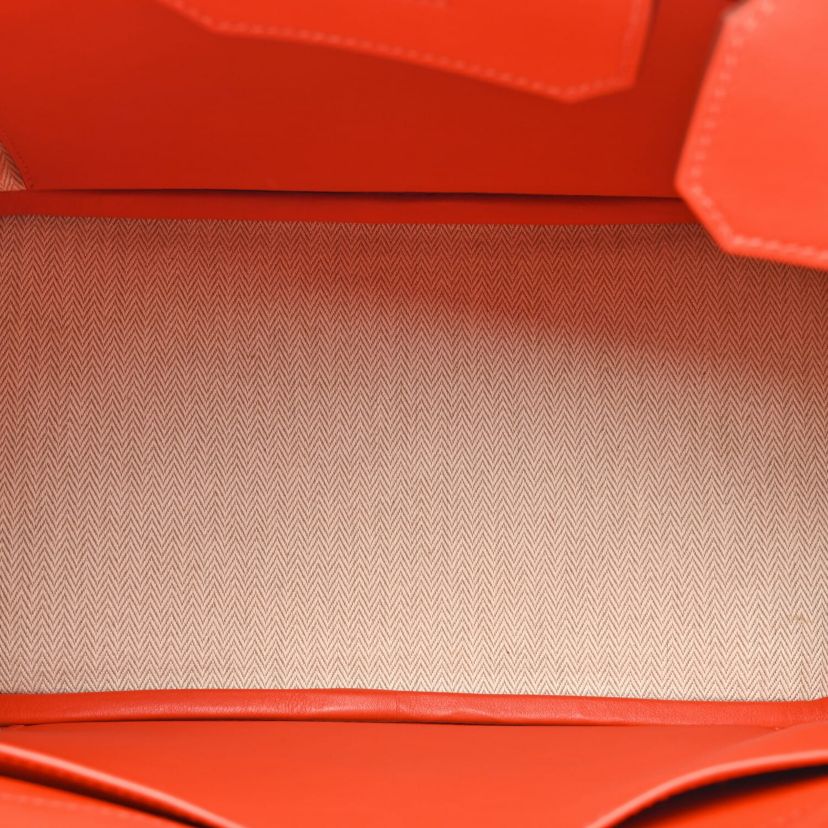 Hermes Veau Doblis Swift Grizzly Birkin 30 Chamois Capucine -FINAL SALE NO RETURNS
