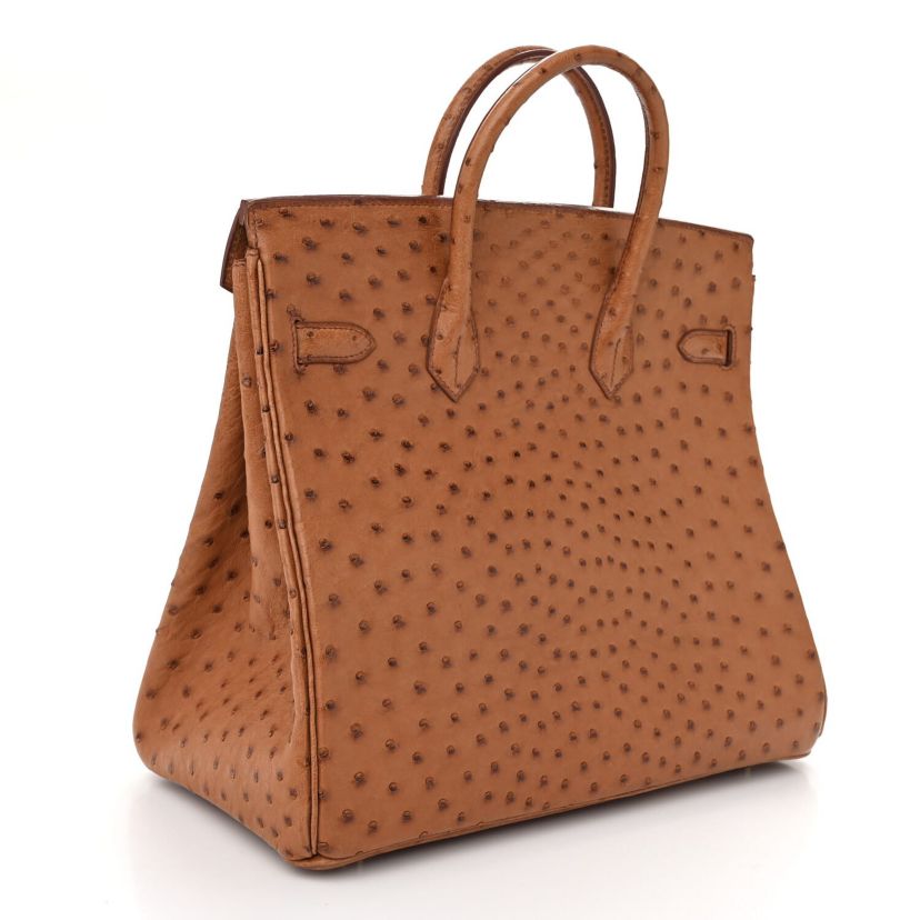 Hermes Ostrich HAC Birkin 32 Gold -FINAL SALE NO RETURNS