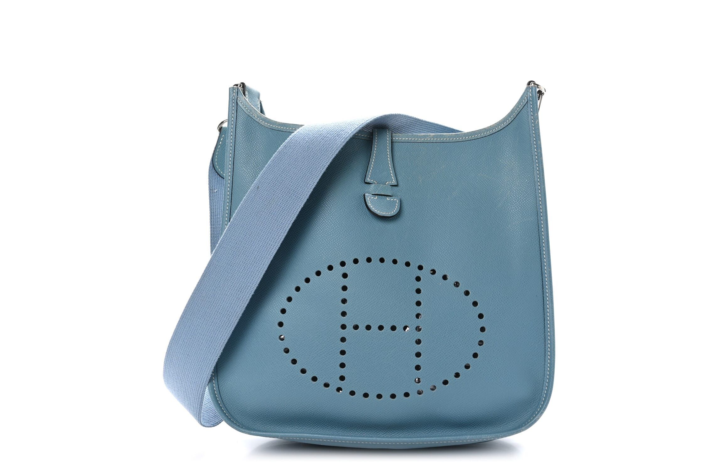 Hermes Epsom Evelyne II PM Blue Jean -FINAL SALE NO RETURNS