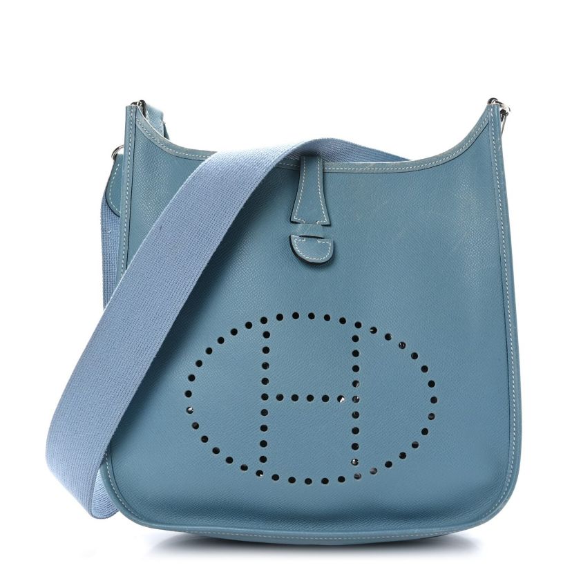 Hermes Epsom Evelyne II PM Blue Jean -FINAL SALE NO RETURNS