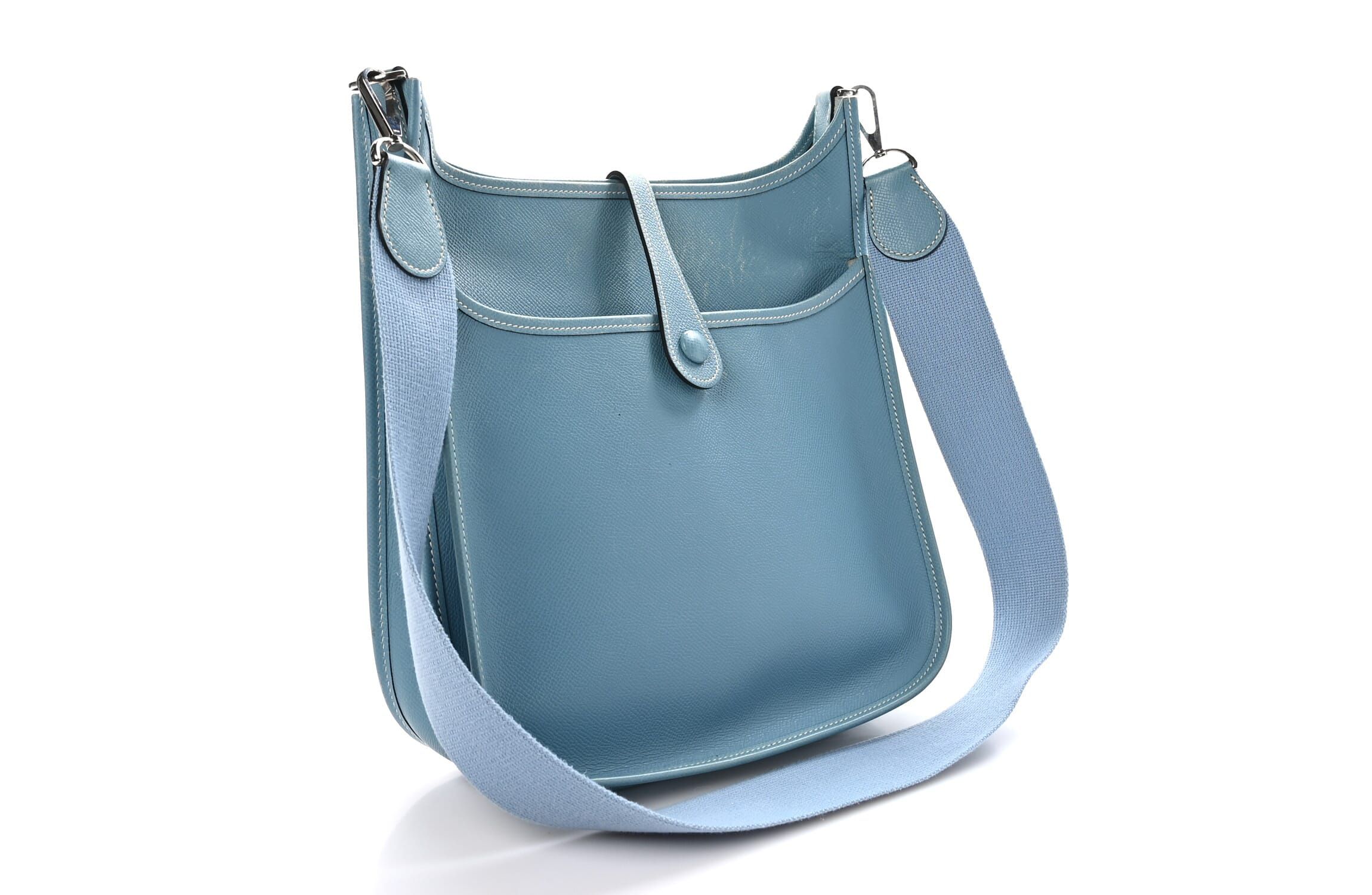 Hermes Epsom Evelyne II PM Blue Jean -FINAL SALE NO RETURNS