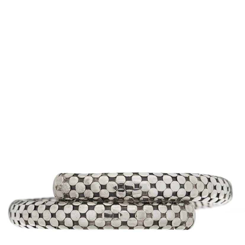 John Hardy Sterling Silver Dot Coil Bracelet -FINAL SALE NO RETURNS
