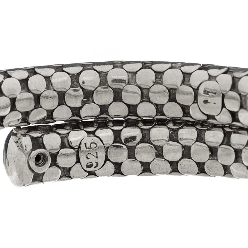 John Hardy Sterling Silver Dot Coil Bracelet -FINAL SALE NO RETURNS