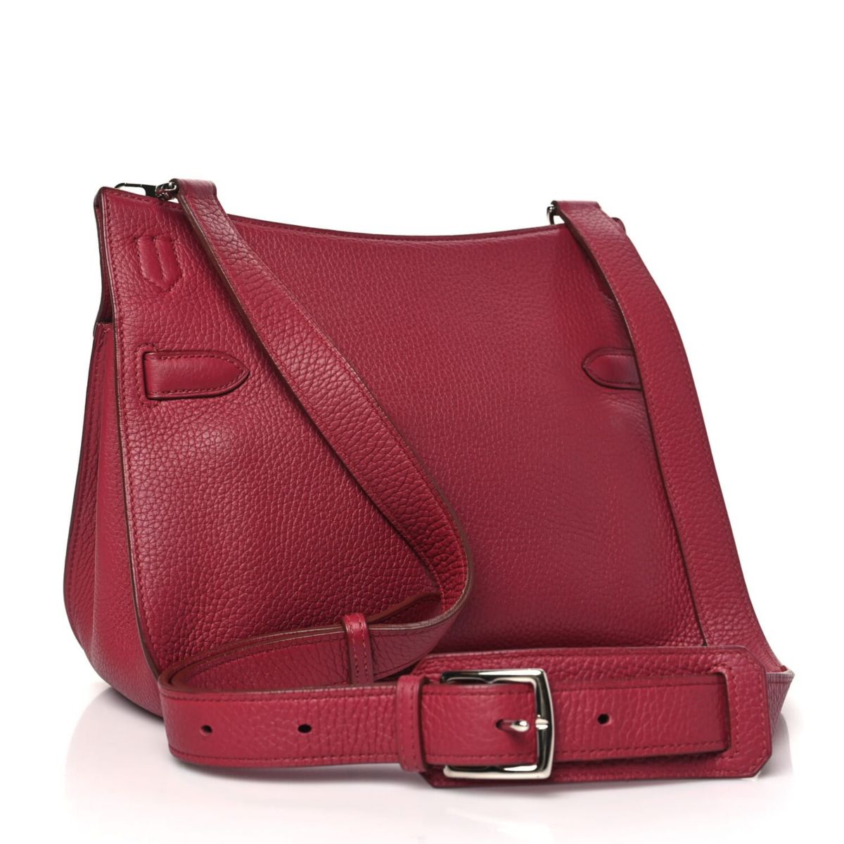 Hermes Taurillon Clemence Jypsiere 28 Rubis -FINAL SALE NO RETURNS