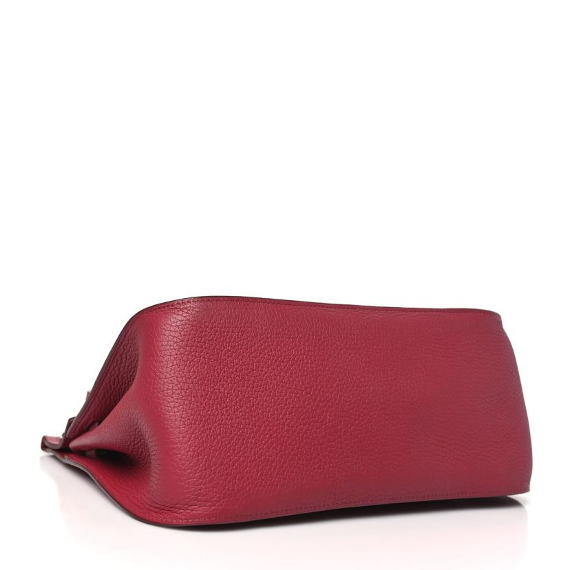 Hermes Taurillon Clemence Jypsiere 28 Rubis -FINAL SALE NO RETURNS