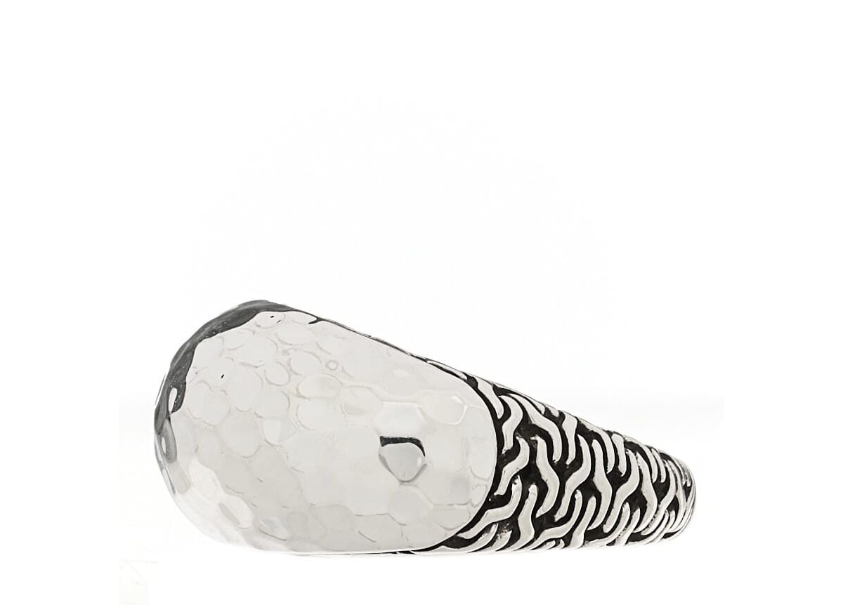 John Hardy Sterling Silver Hammered Dome Ring 52 6 -FINAL SALE NO RETURNS
