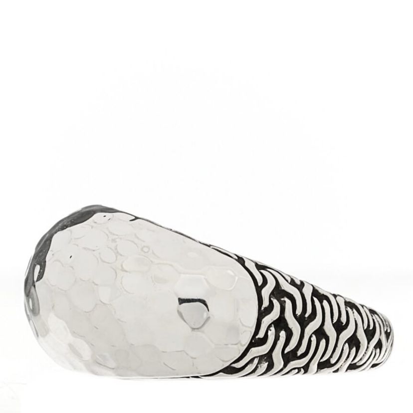 John Hardy Sterling Silver Hammered Dome Ring 52 6 -FINAL SALE NO RETURNS