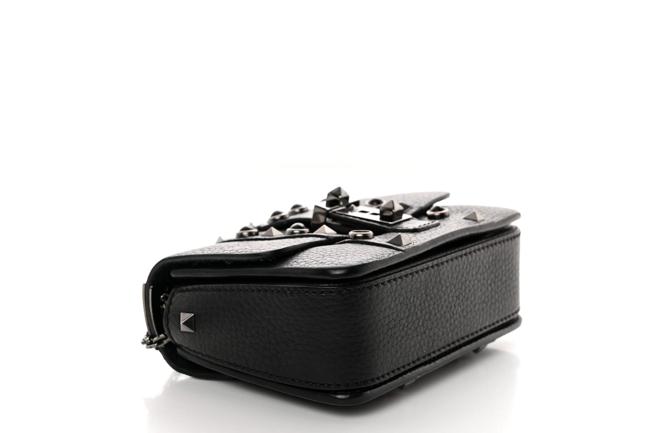 Valentino Onyx B-Rockstud Rolling Flap -FINAL SALE NO RETURNS