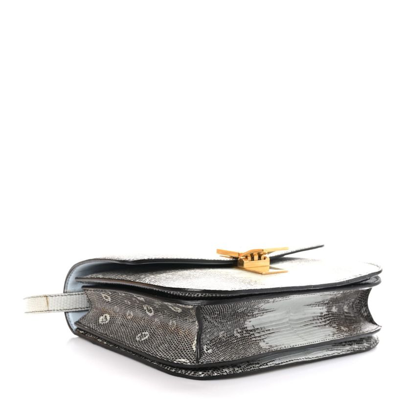 Celine Lizard Small Classic Box Flap Bag Natural -FINAL SALE NO RETURNS