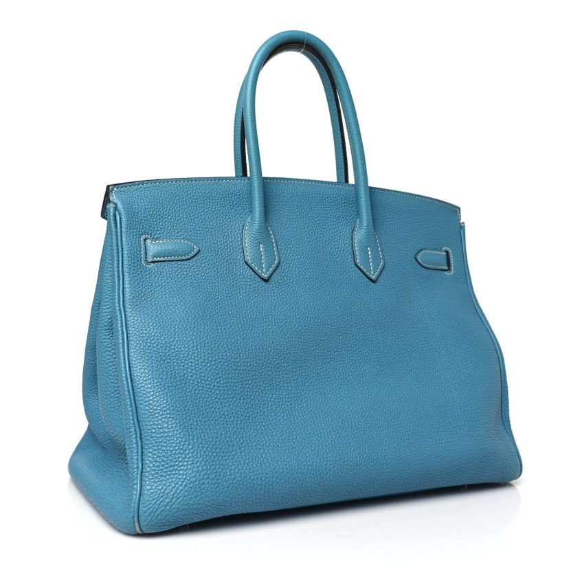 Hermes Togo BIRKIN 35 Blue Jean -FINAL SALE NO RETURNS