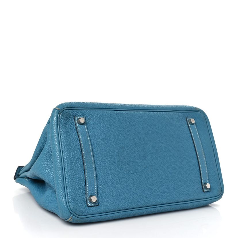 Hermes Togo BIRKIN 35 Blue Jean -FINAL SALE NO RETURNS