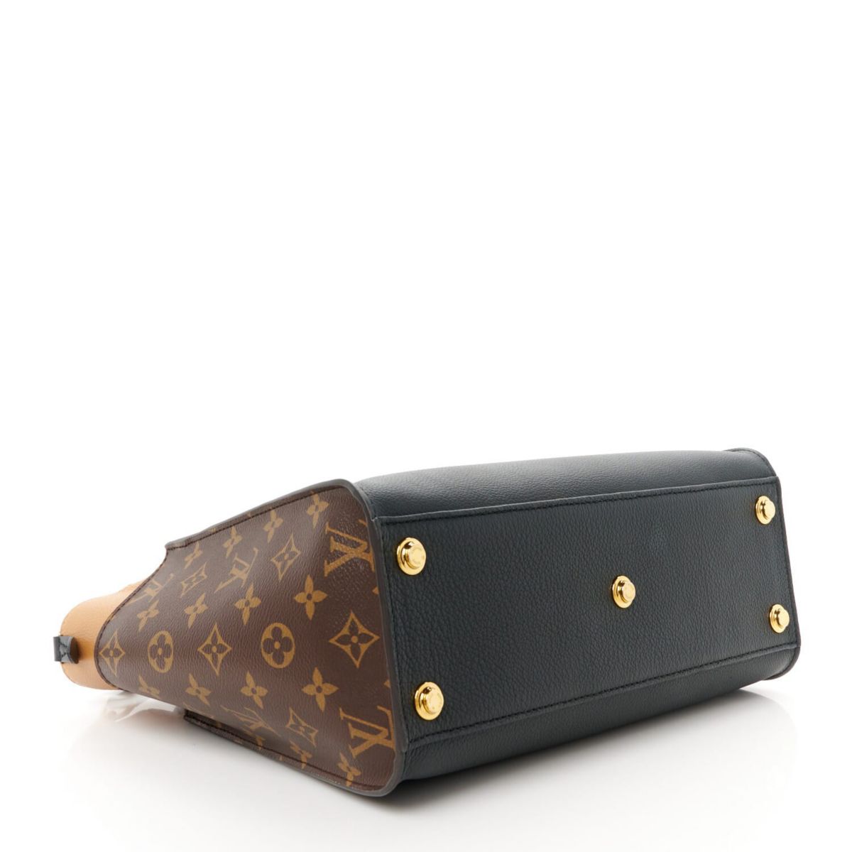 Louis Vuitton Calfskin Monogram On My Side Greige -FINAL SALE NO RETURNS
