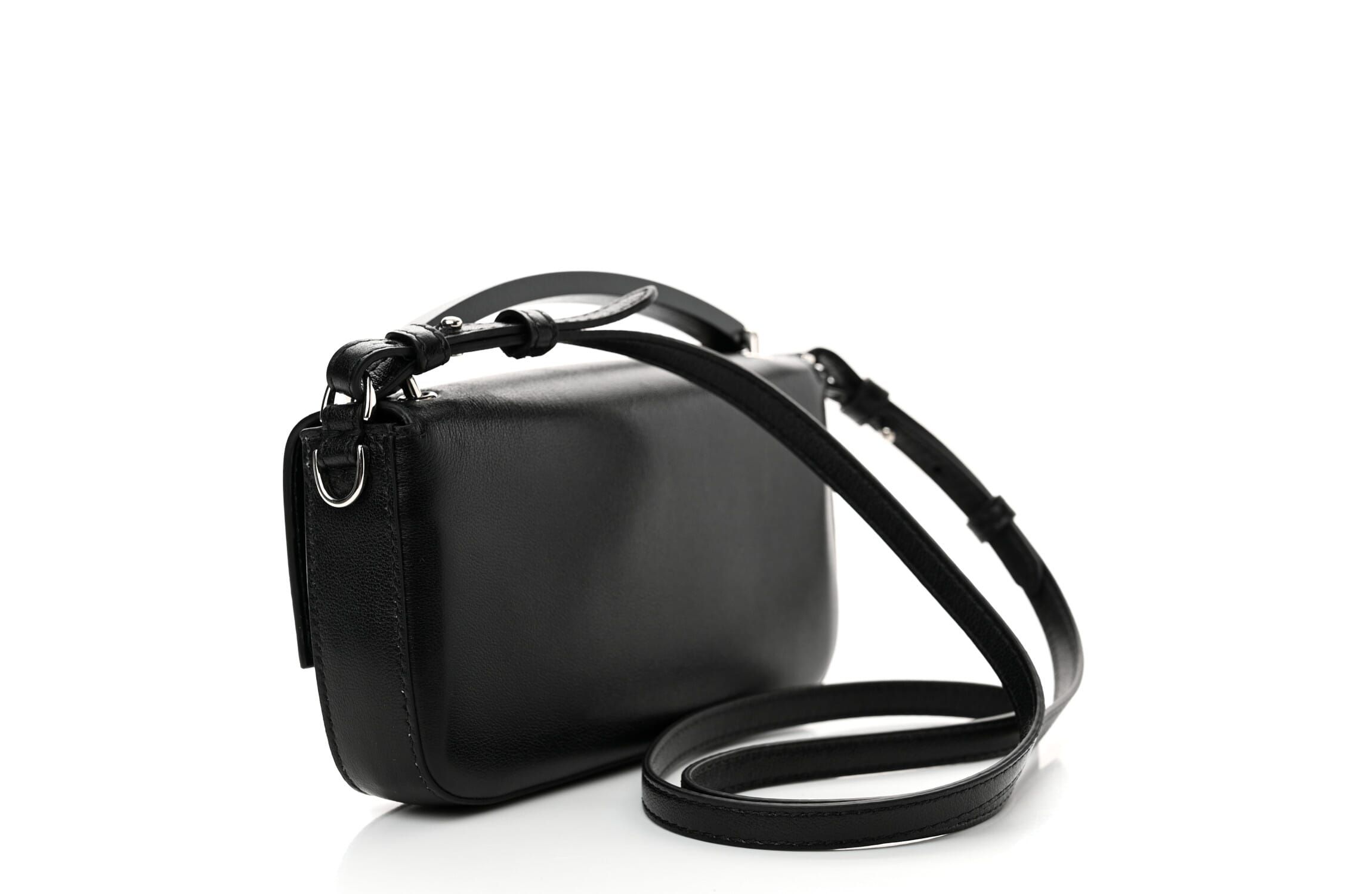 Fendi X MARC JACOBS Nappa Logo Phone Baguette Black -FINAL SALE NO RETURNS