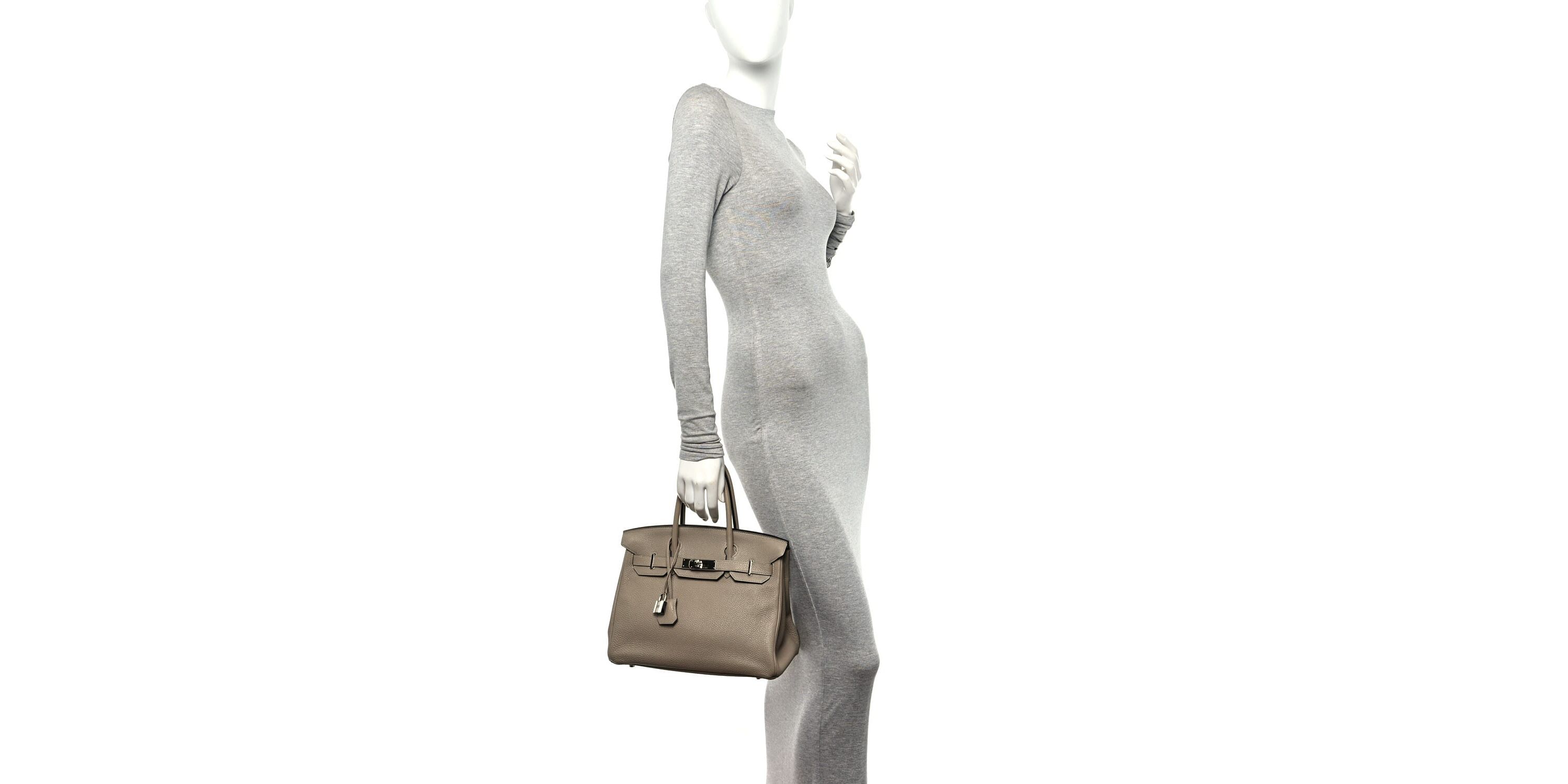 Hermes Togo BIRKIN 30 Gris Tourterelle -FINAL SALE NO RETURNS