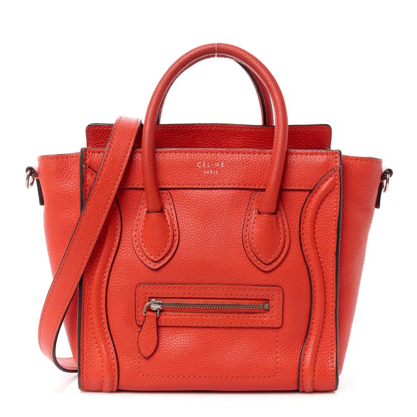 Celine Nano Luggage MM Orange -FINAL SALE NO RETURNS