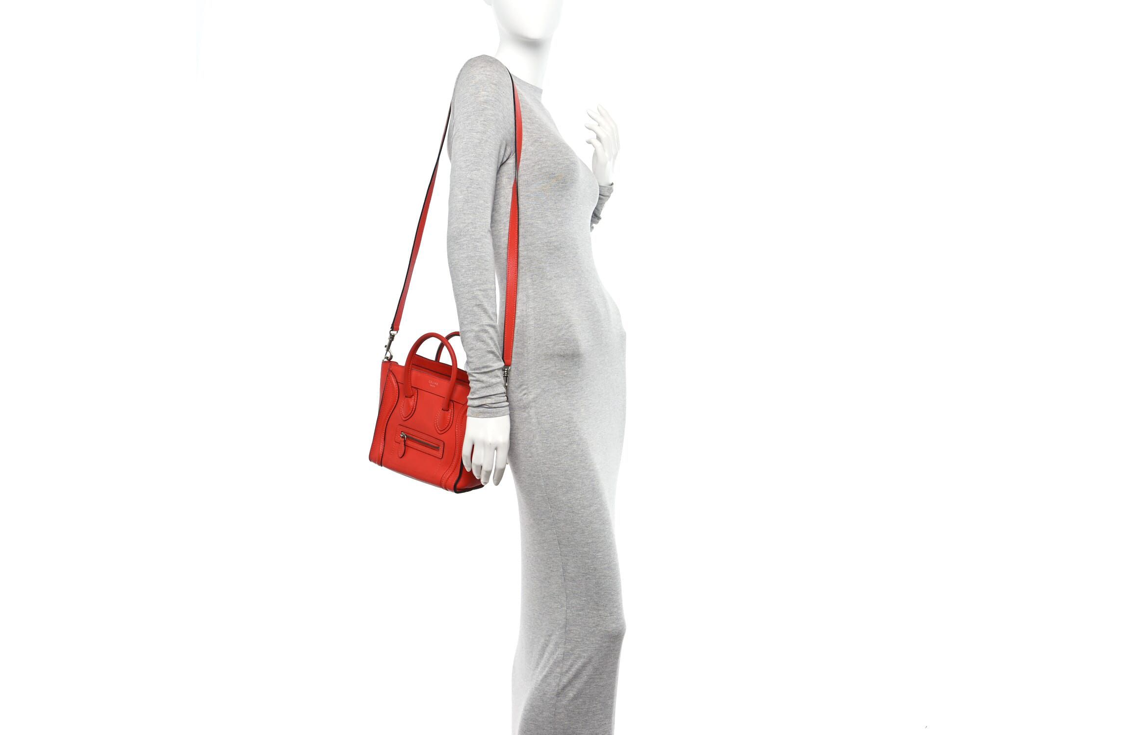 Celine Nano Luggage MM Orange -FINAL SALE NO RETURNS