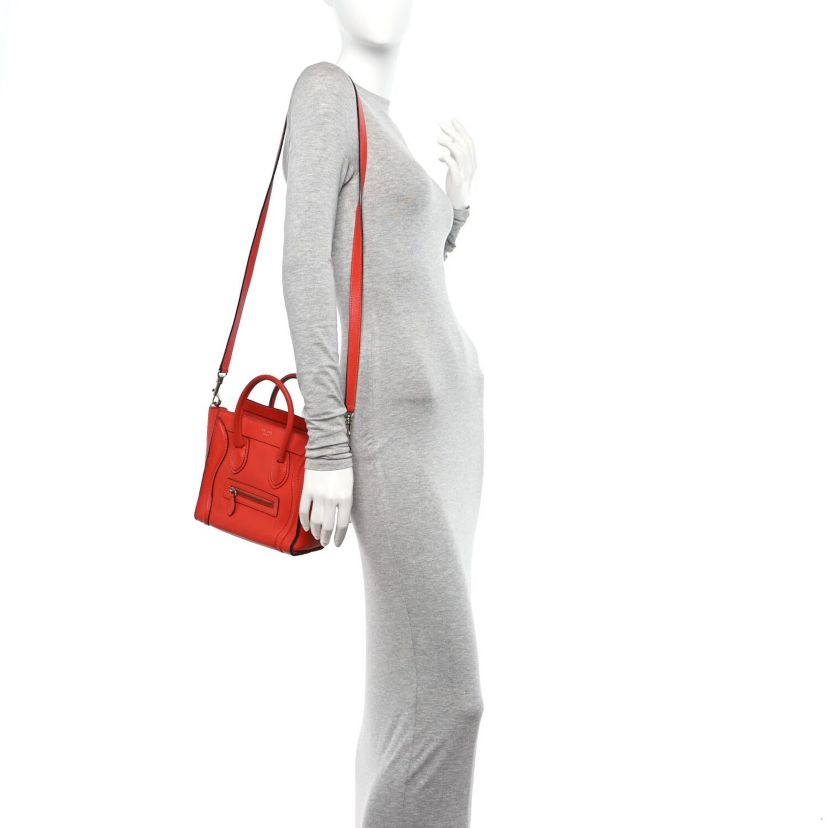 Celine Nano Luggage MM Orange -FINAL SALE NO RETURNS