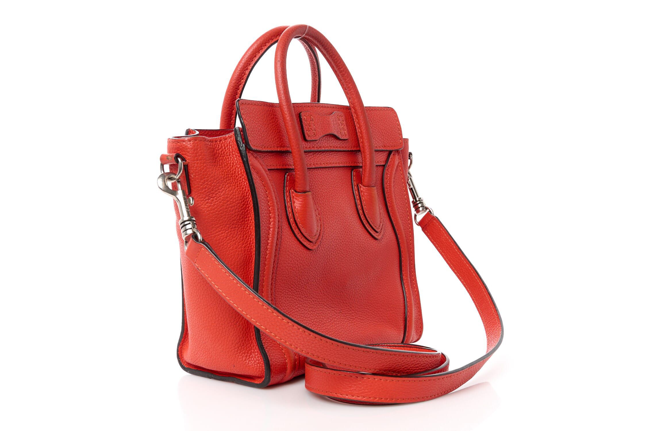 Celine Nano Luggage MM Orange -FINAL SALE NO RETURNS