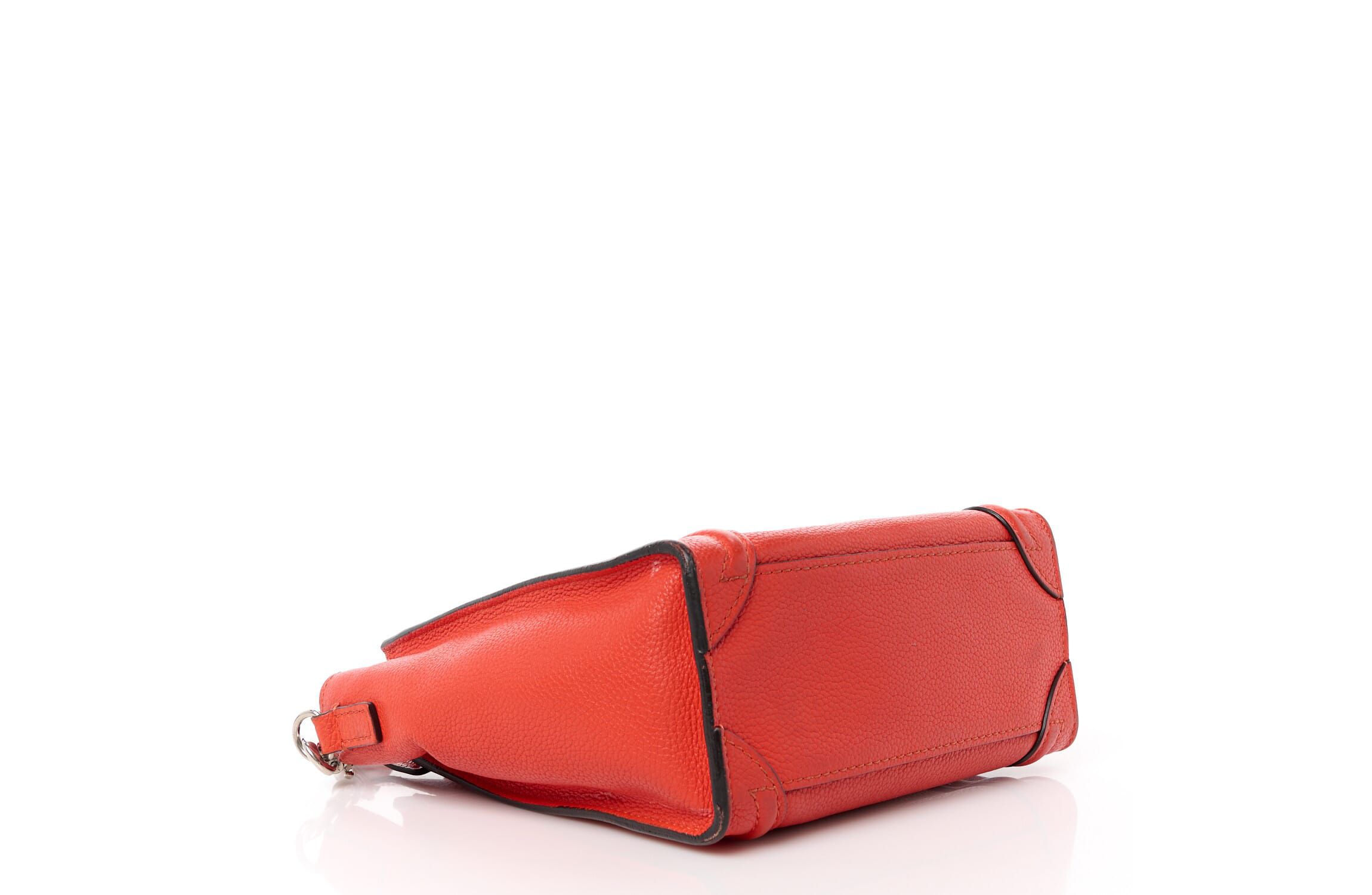 Celine Nano Luggage MM Orange -FINAL SALE NO RETURNS