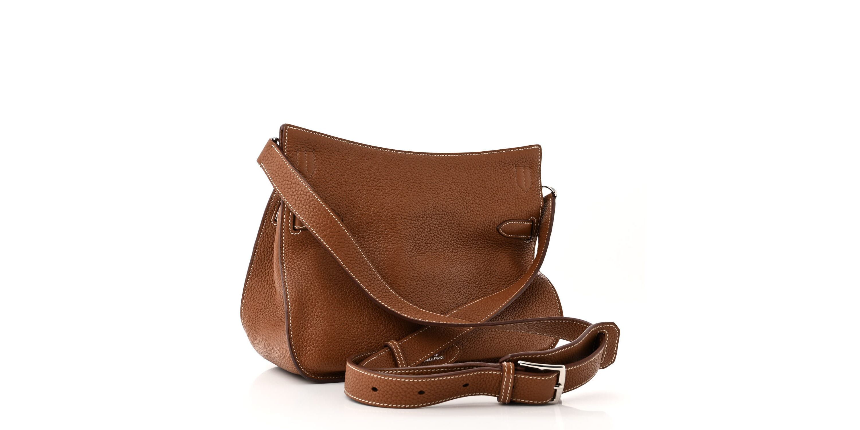 Hermes Taurillon Clemence Jypsiere 34 Etoupe -FINAL SALE NO RETURNS
