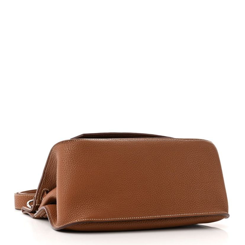 Hermes Taurillon Clemence Jypsiere 34 Etoupe -FINAL SALE NO RETURNS