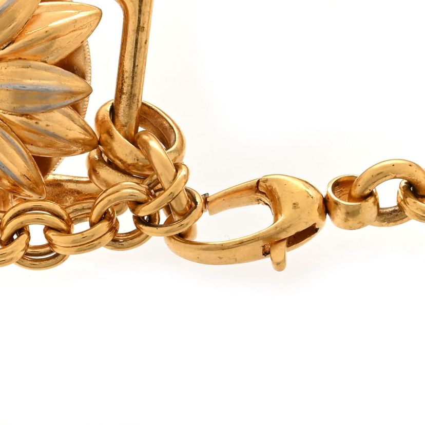 Gucci Metal Flower Choker Necklace -FINAL SALE NO RETURNS