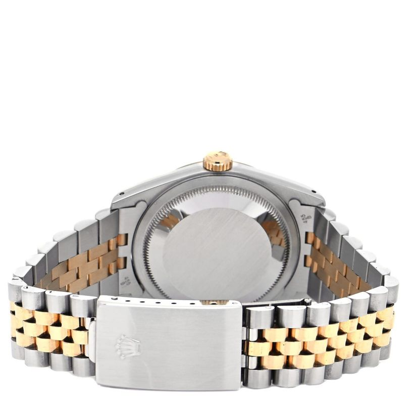Rolex Stainless Steel 18K Yellow Gold 36mm Oyster Perpetual Datejust Watch Champagne 16233 -FINAL SALE NO RETURNS