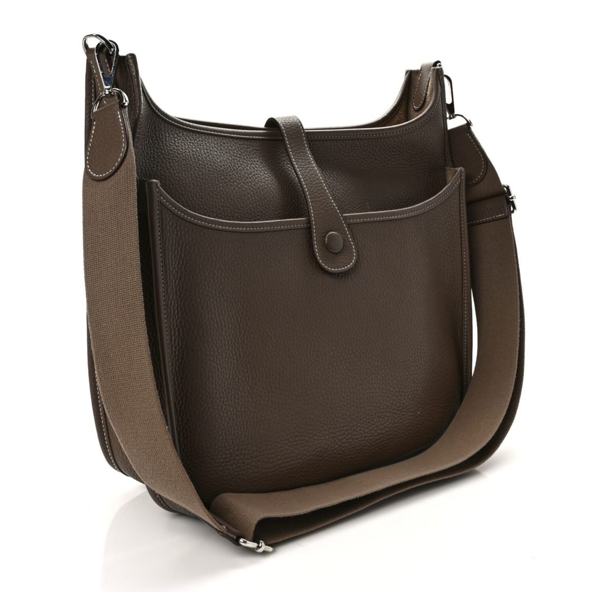 Hermes Taurillon Clemence Evelyne III PM Black -FINAL SALE NO RETURNS