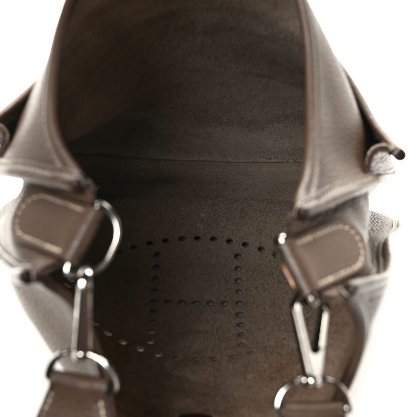 Hermes Taurillon Clemence Evelyne III PM Black -FINAL SALE NO RETURNS