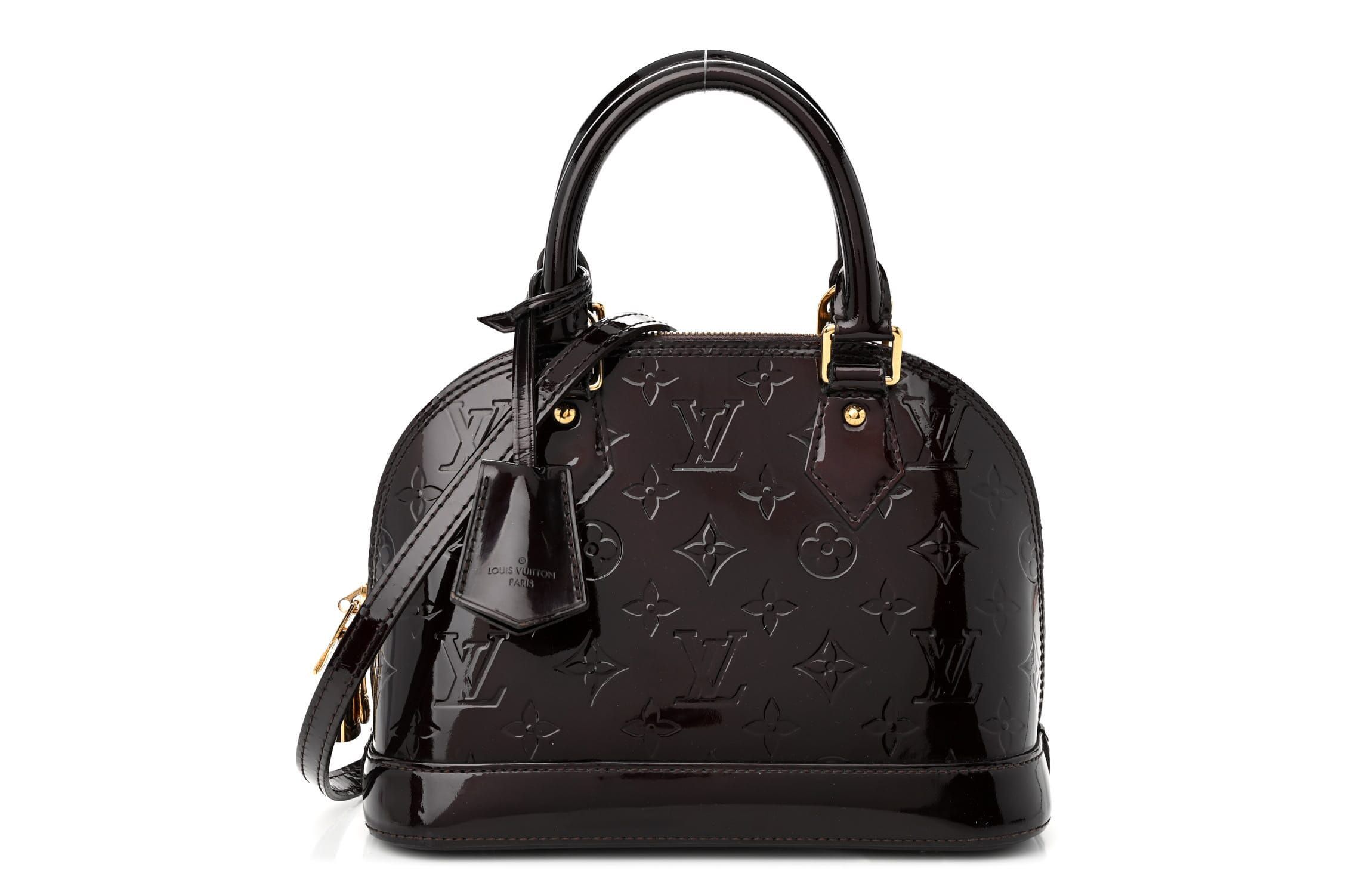 Louis Vuitton Vernis Alma BB Magenta -FINAL SALE NO RETURNS