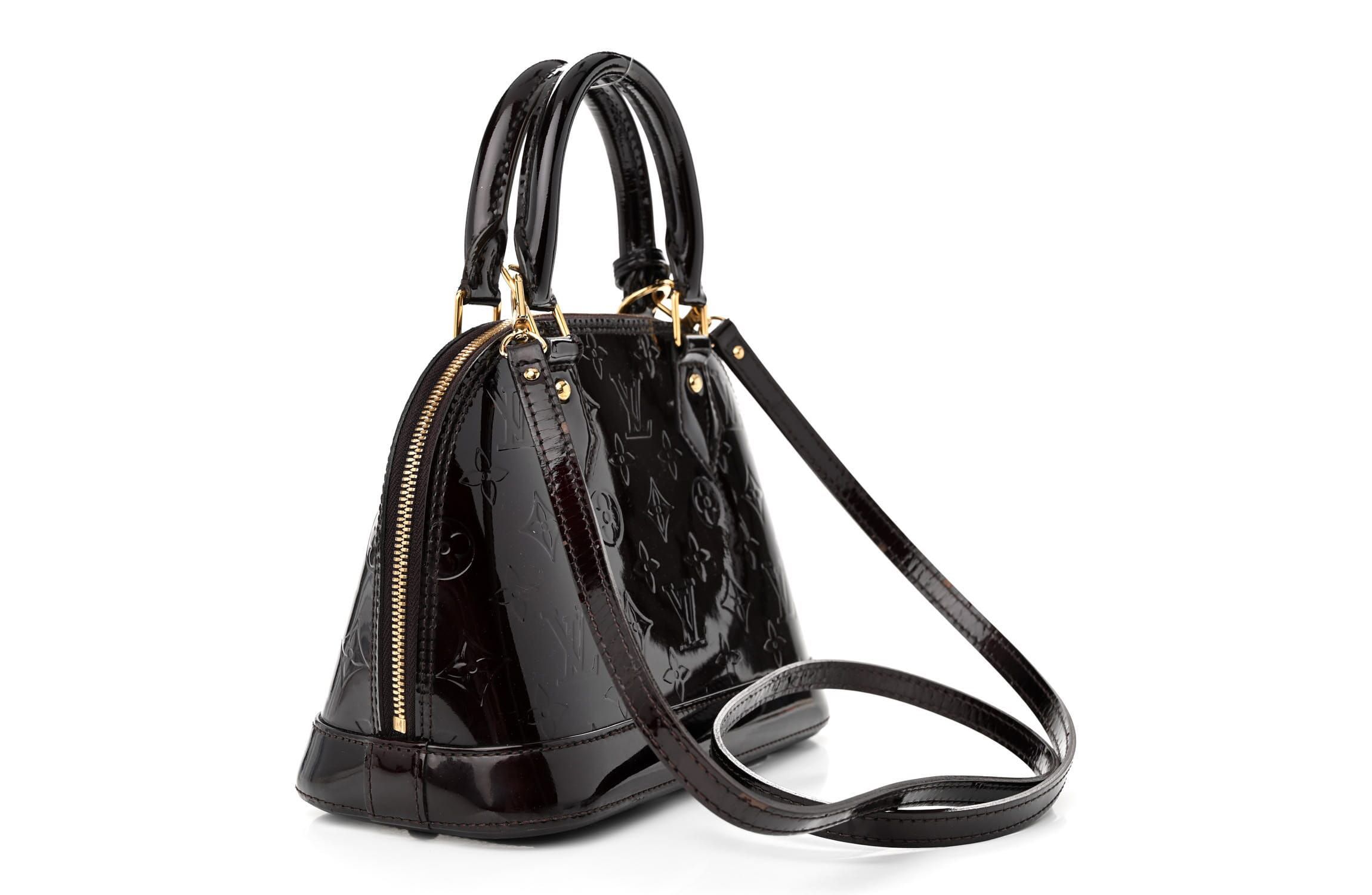 Louis Vuitton Vernis Alma BB Magenta -FINAL SALE NO RETURNS