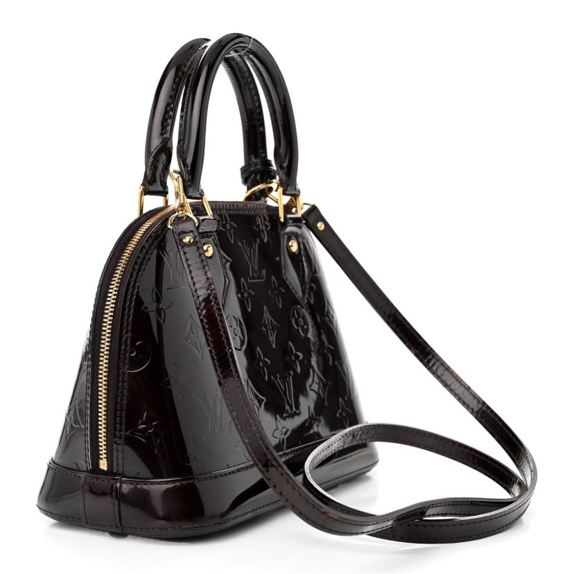 Louis Vuitton Vernis Alma BB Magenta -FINAL SALE NO RETURNS