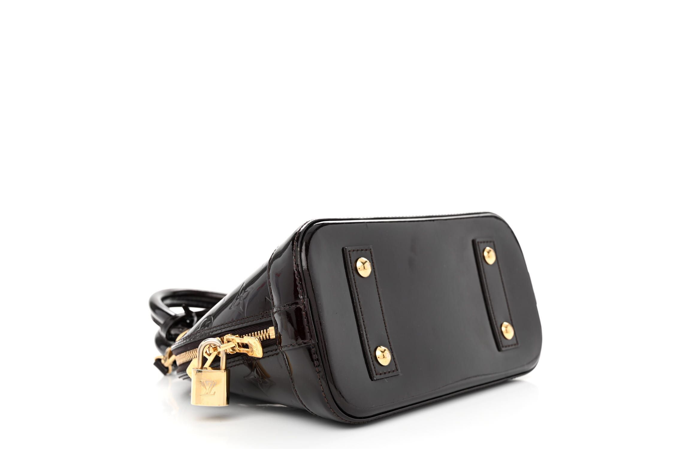 Louis Vuitton Vernis Alma BB Magenta -FINAL SALE NO RETURNS