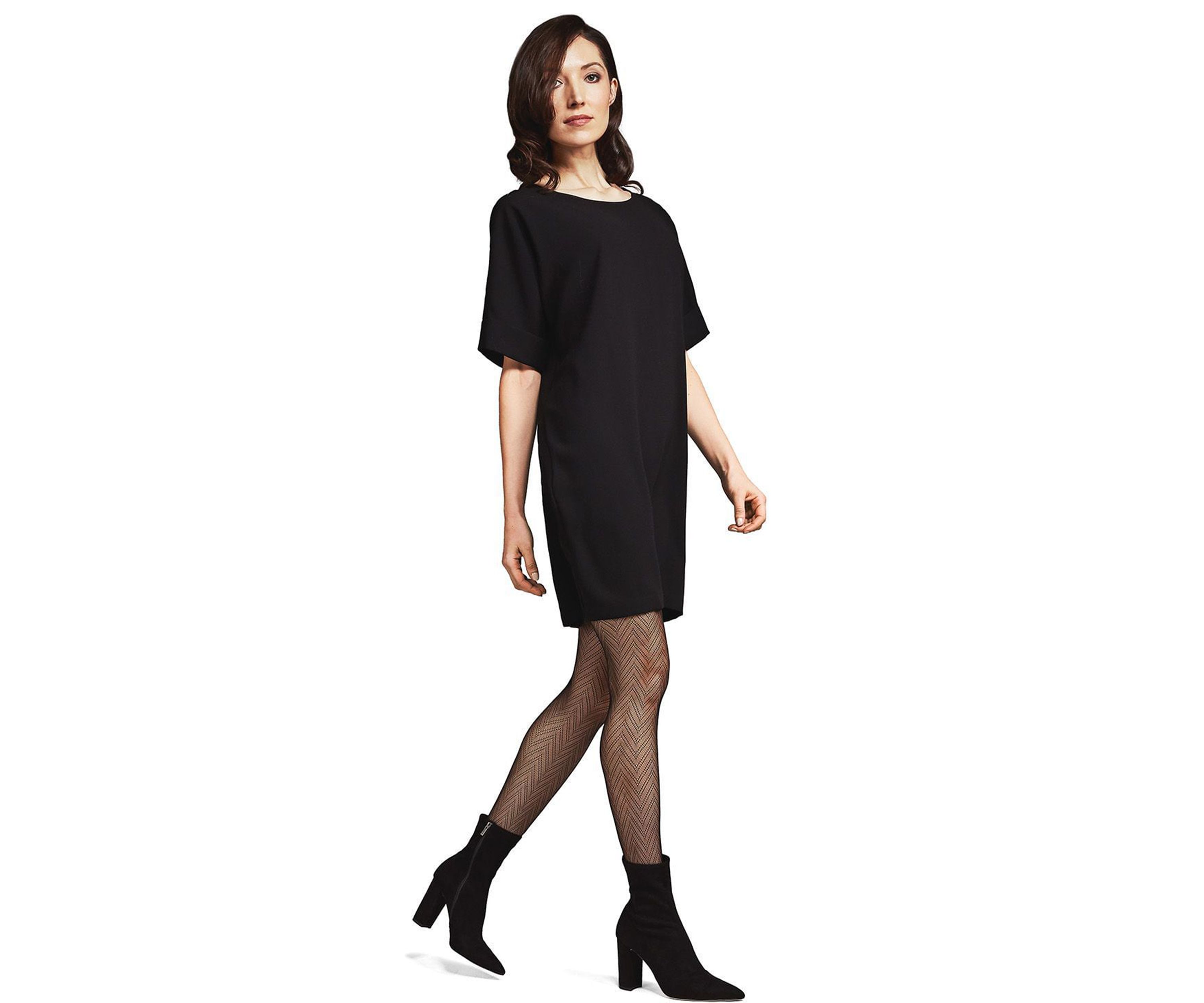 Herringbone Net Tights