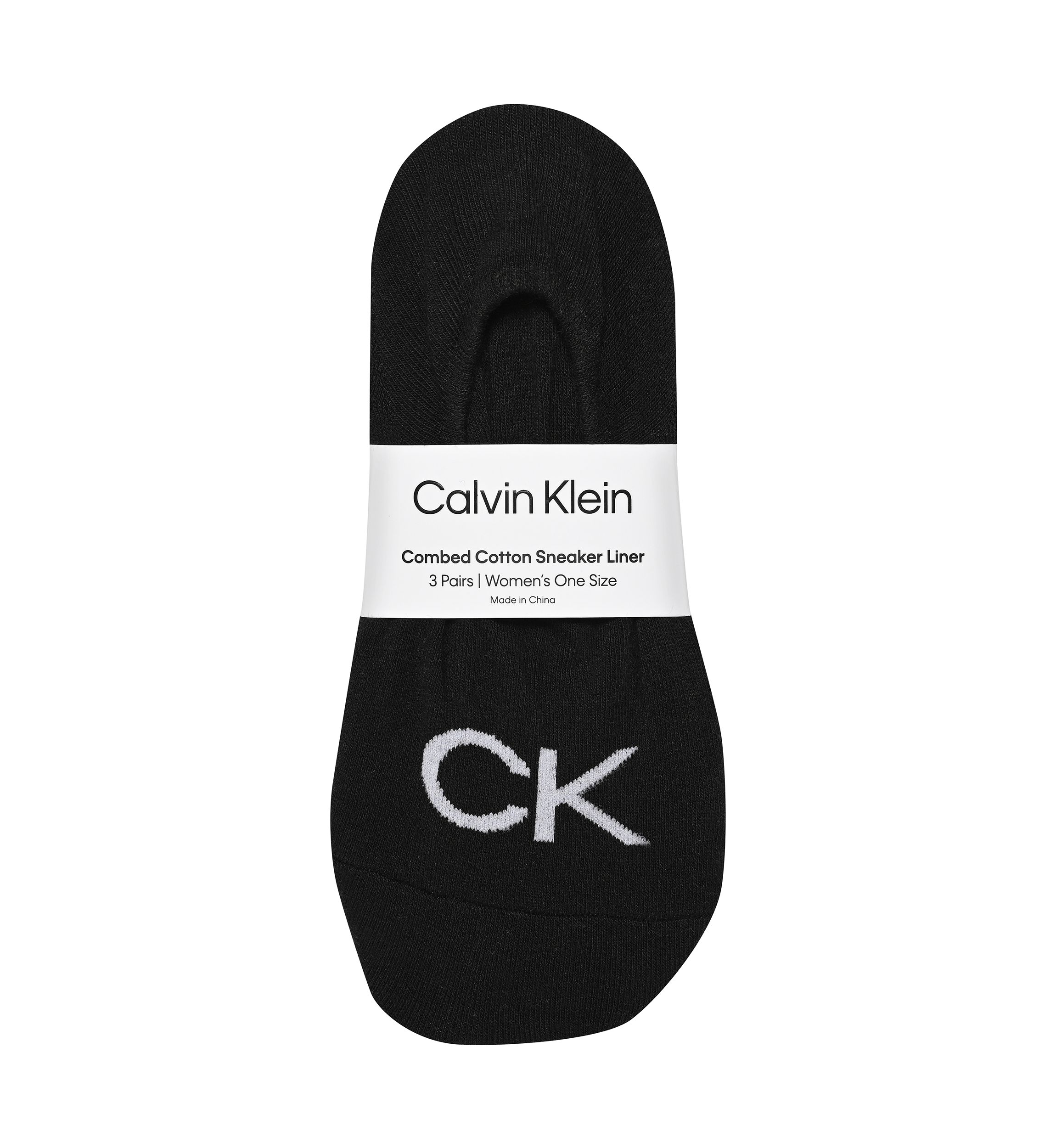 3-Pack of Cotton-Blend Liner Socks 
