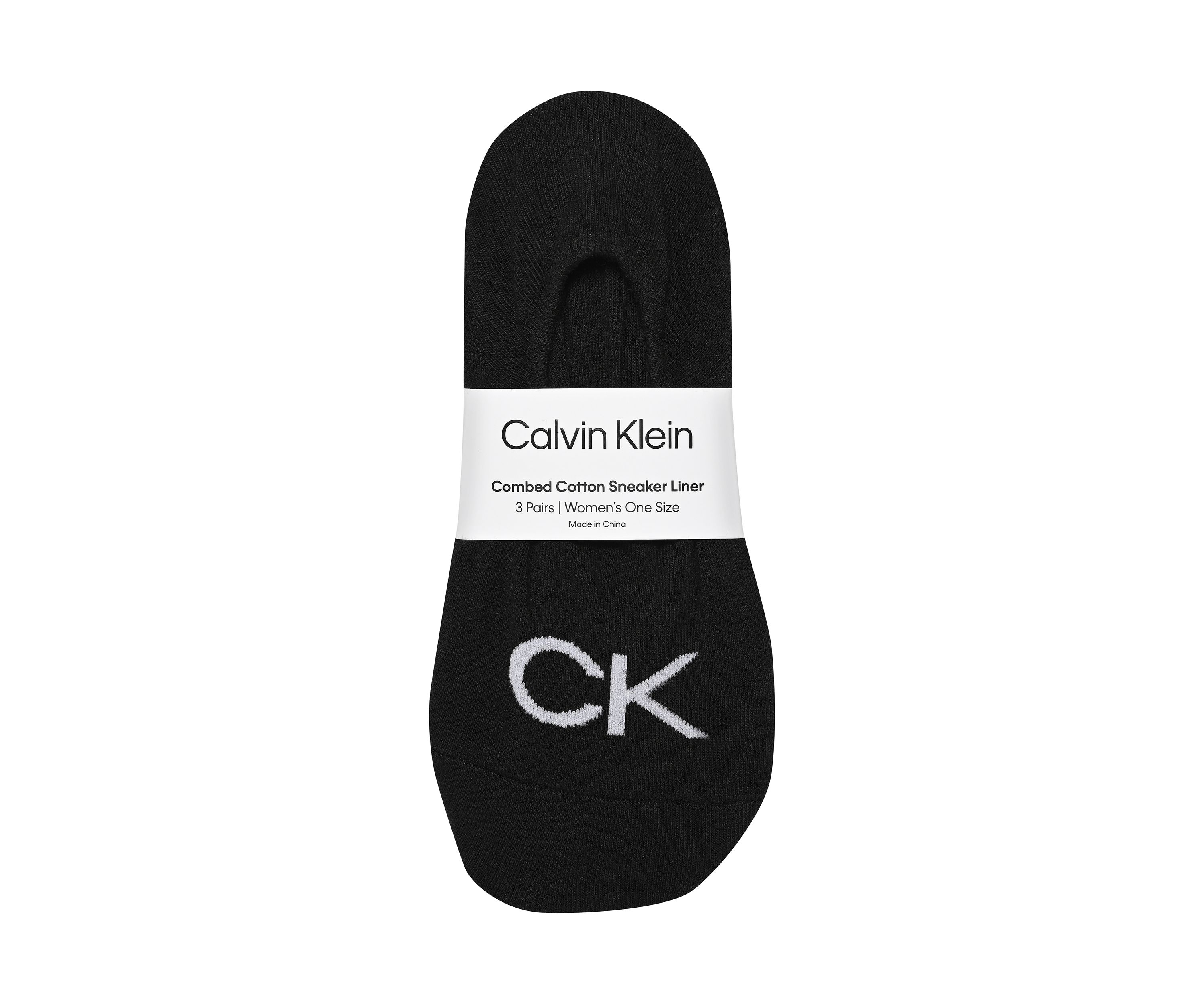 3-Pack of Cotton-Blend Liner Socks 