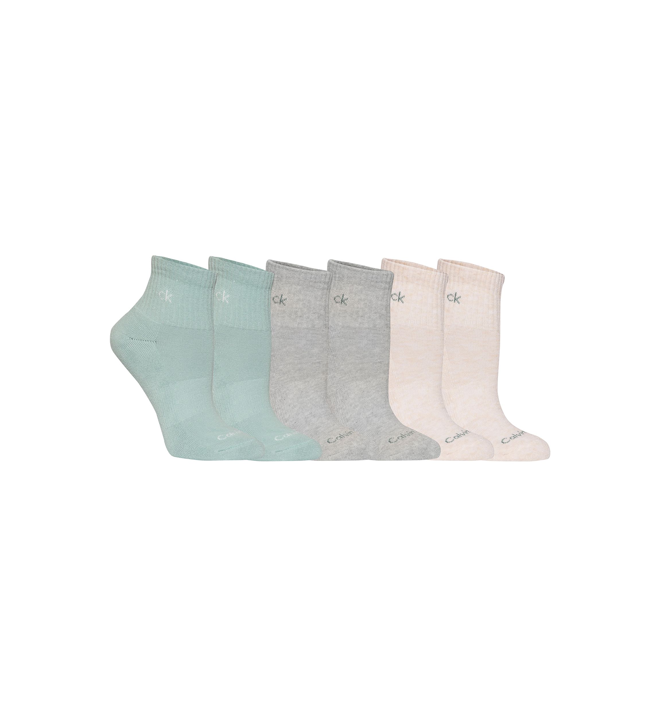 Cushion High Top Quarter Socks - 3 Pack