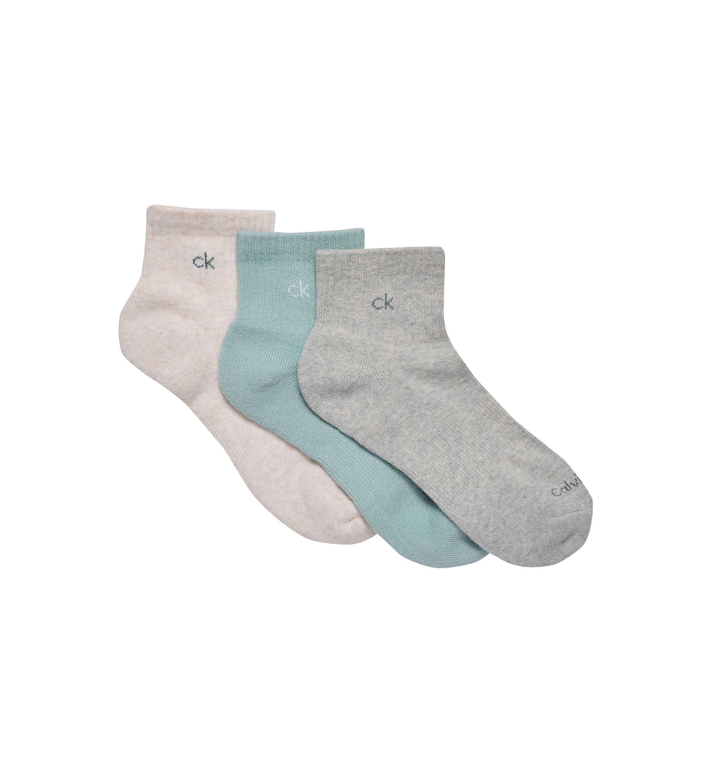 Cushion High Top Quarter Socks - 3 Pack