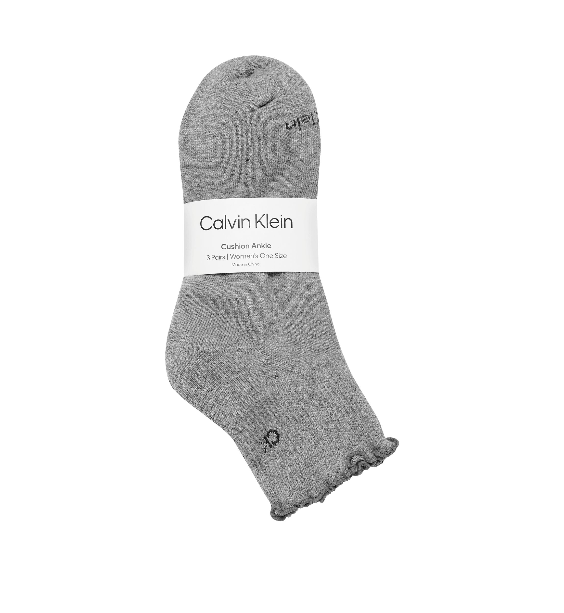 Cushion Ruffle Quarter Socks - 3 Pack