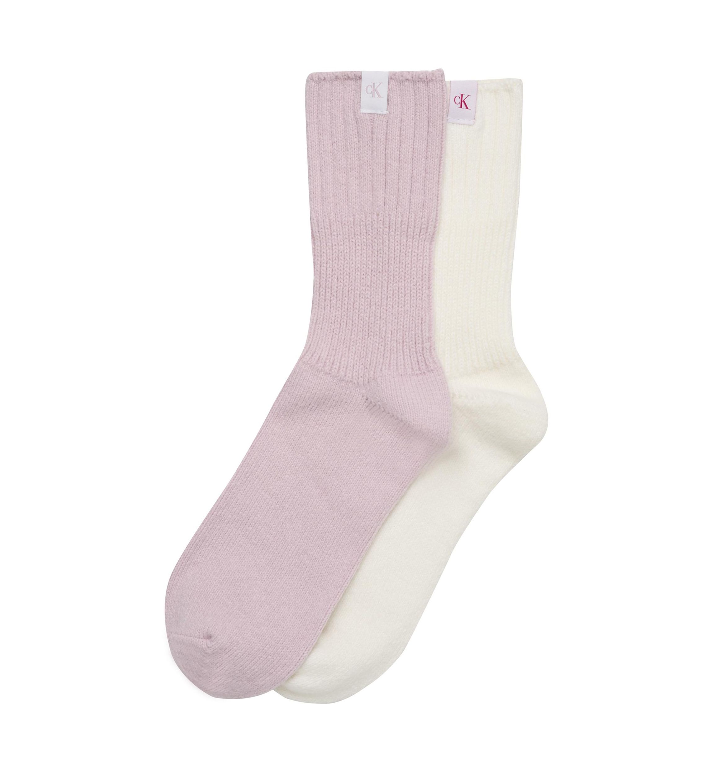 Fluffy Crew Socks - 2 Pack