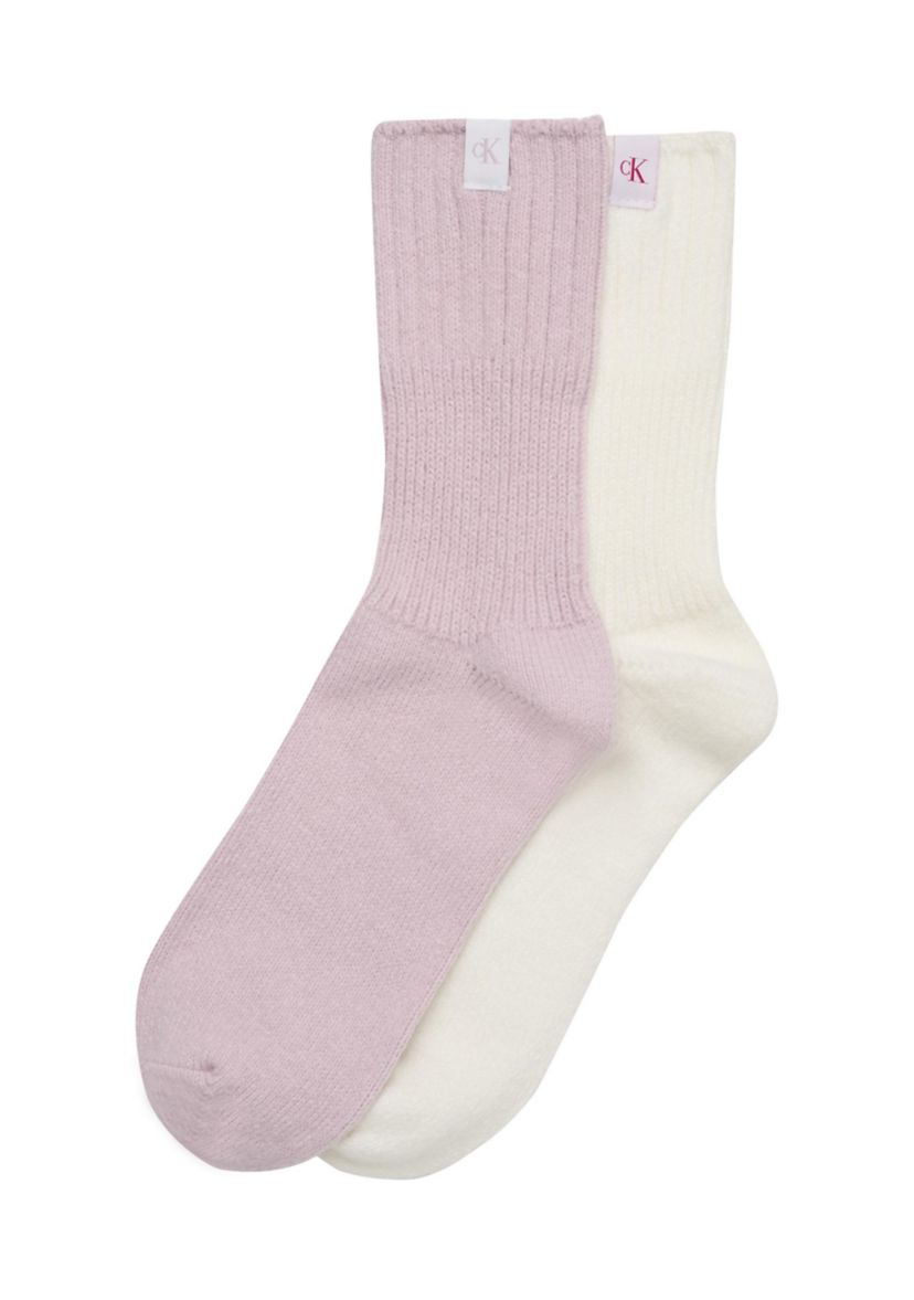 Fluffy Crew Socks - 2 Pack