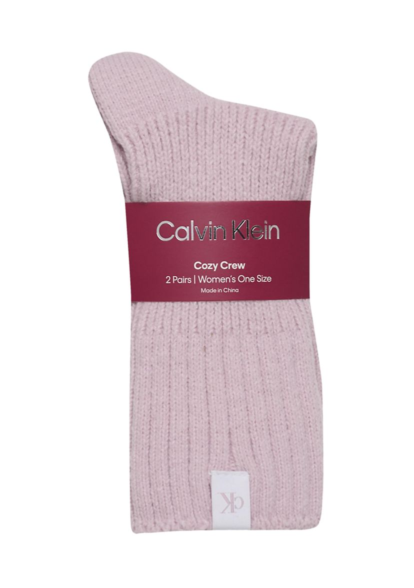 Fluffy Crew Socks - 2 Pack