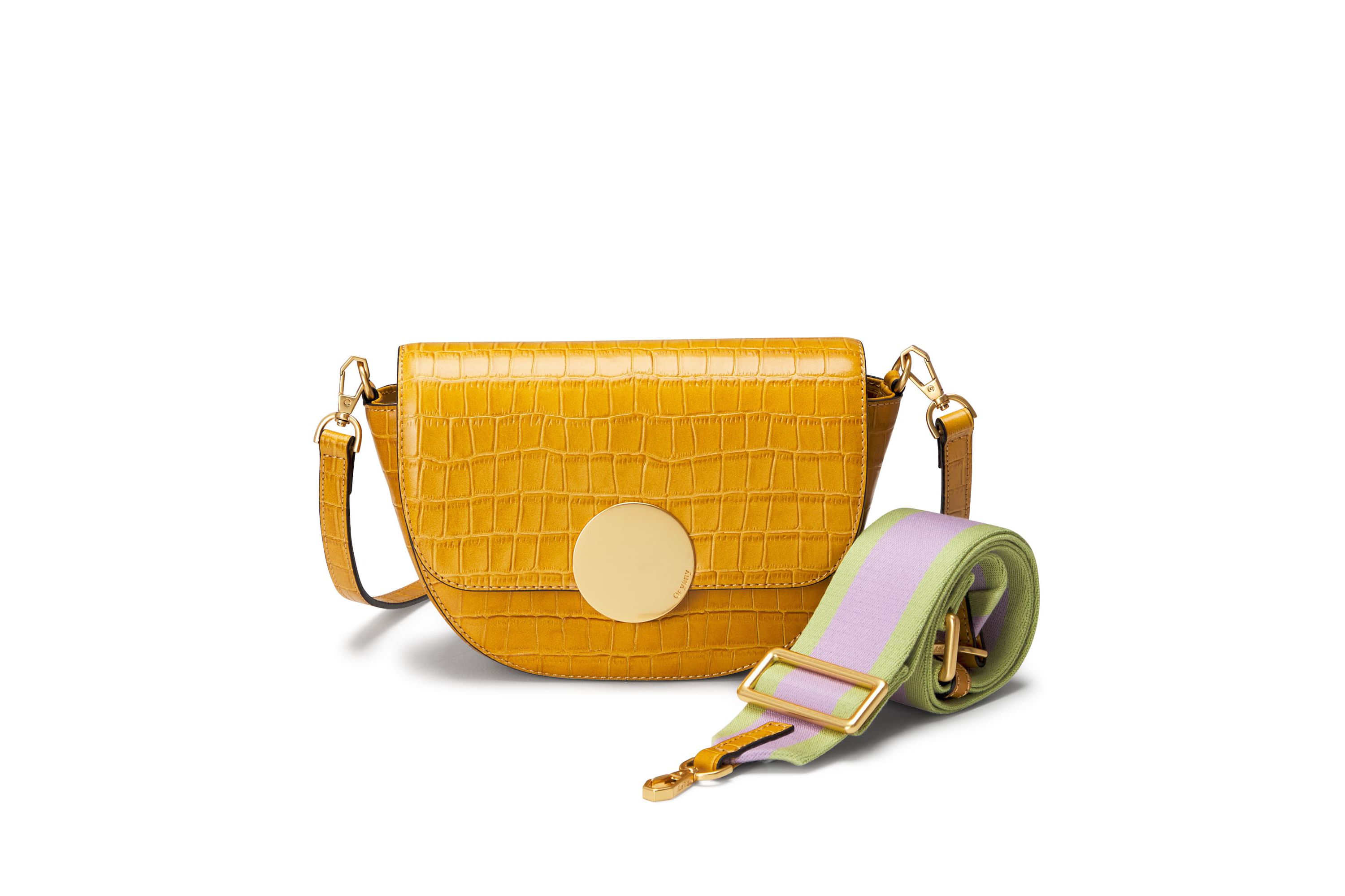 Lottie Croco Crossbody Bag