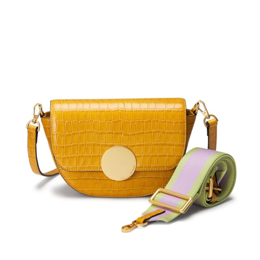 Lottie Croco Crossbody Bag