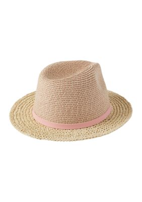 Women's Uptown Chic Straw Fedora