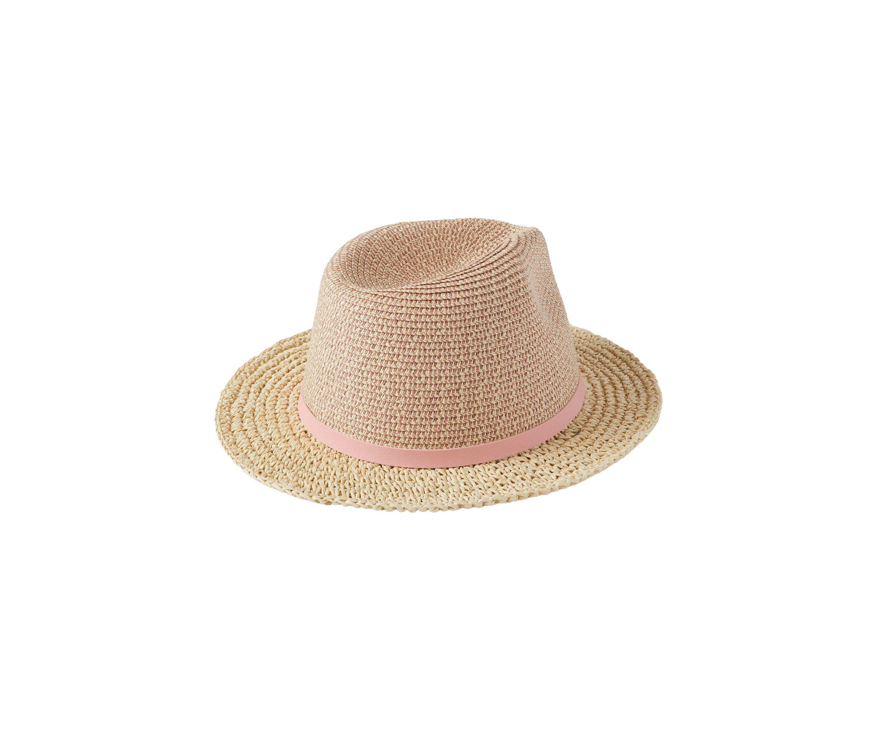 Womens Uptown Chic Straw Fedora